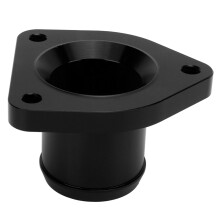 Thermostatgehäuse 6061‑T6 Blockaluminiumlegierung Ersatz für Ford Powerstroke 7.3L 1999‑2003 Schwarz