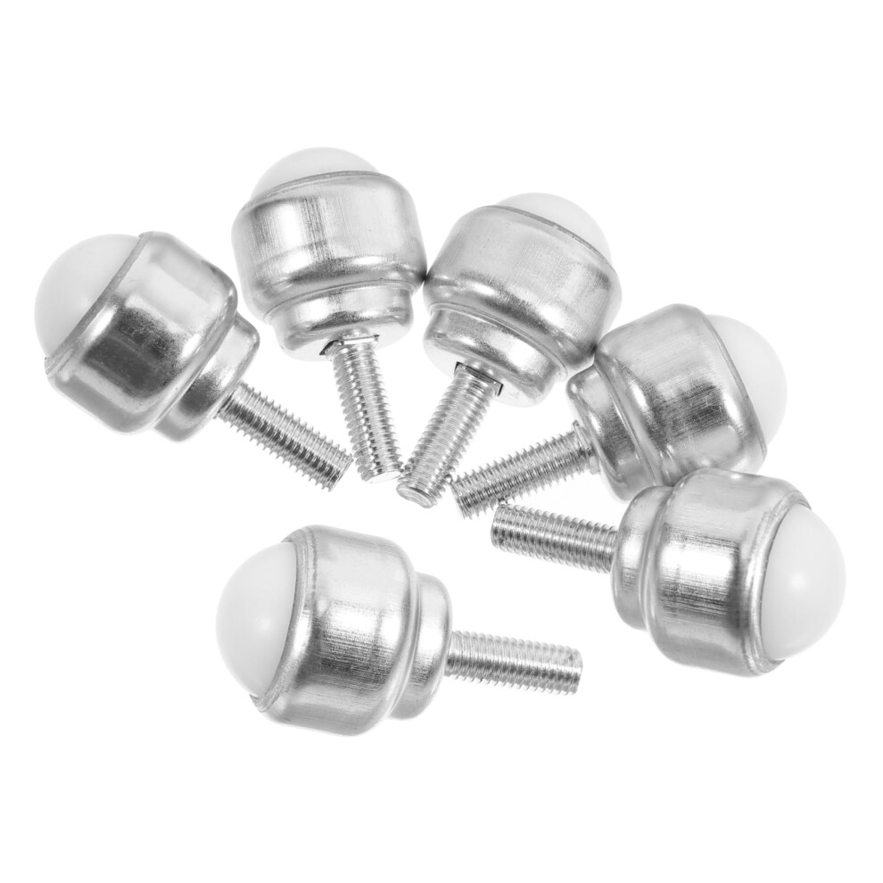 Universal Transfer Casters Set Of 6 Nylon Ball Bearing Roller Wheels For Smooth Gliding On Various Surfaces 6482260671208