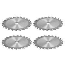 4 Stück Sägeschneide 3000 U/min, 85 mm, 24 Zähne Hartmetallkreiselsägeblatt für Holz- und Kunststoffzuschnitt, 10 mm / 0,4 Zoll