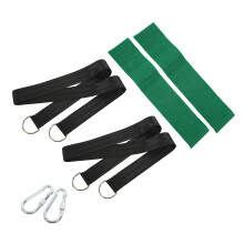 Baum-schaukelschaukeln Aufhängeset 1000kg Träger Karabinerhaken Gurten Set für Outdoor-Veranda Camping