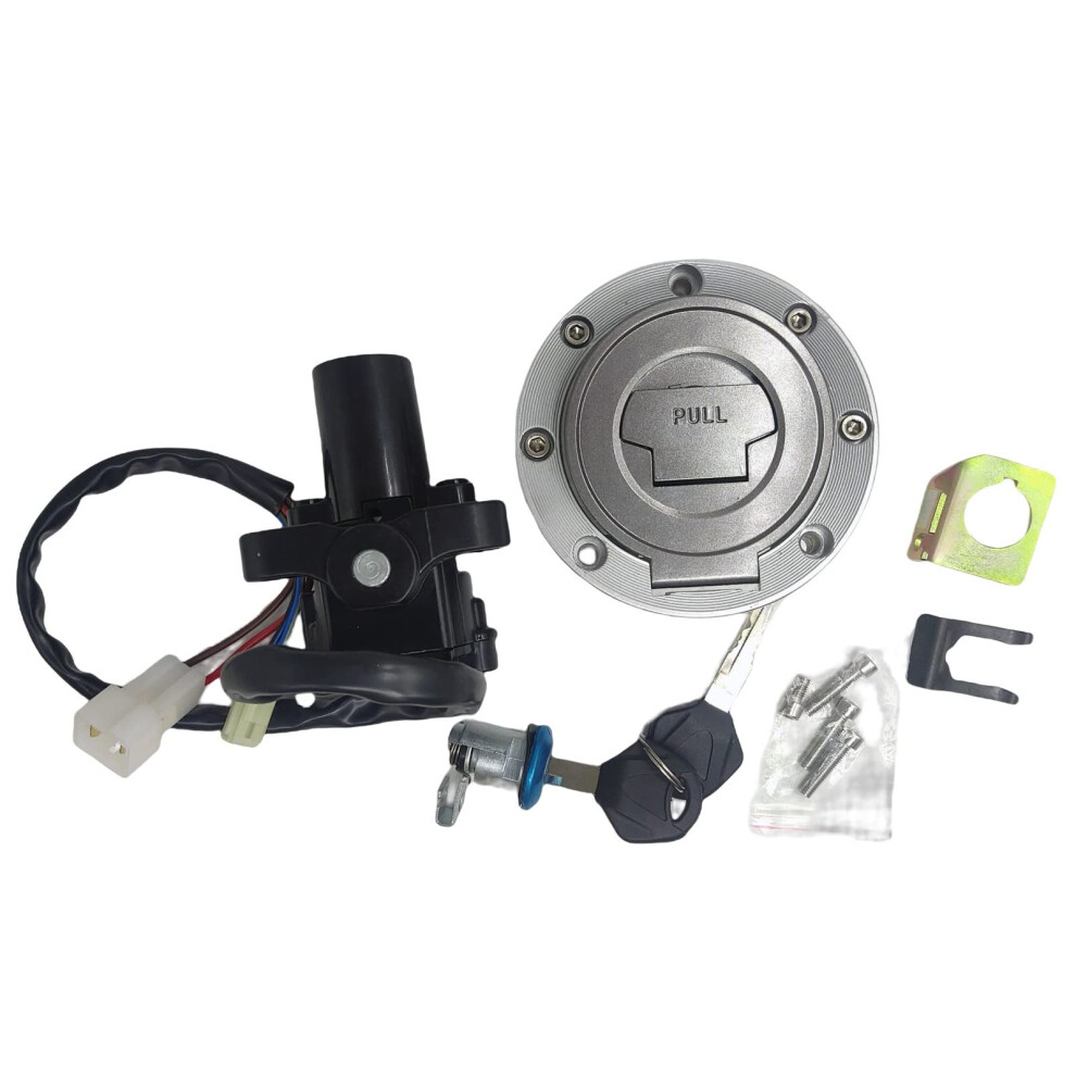 Ignition Switch Set With Gas Fuel Tank Cap, Seat Lock, And Keys For Yamaha Yzf R1 R6 Fz6 Fjr1300 Motorcycles 6947110181202