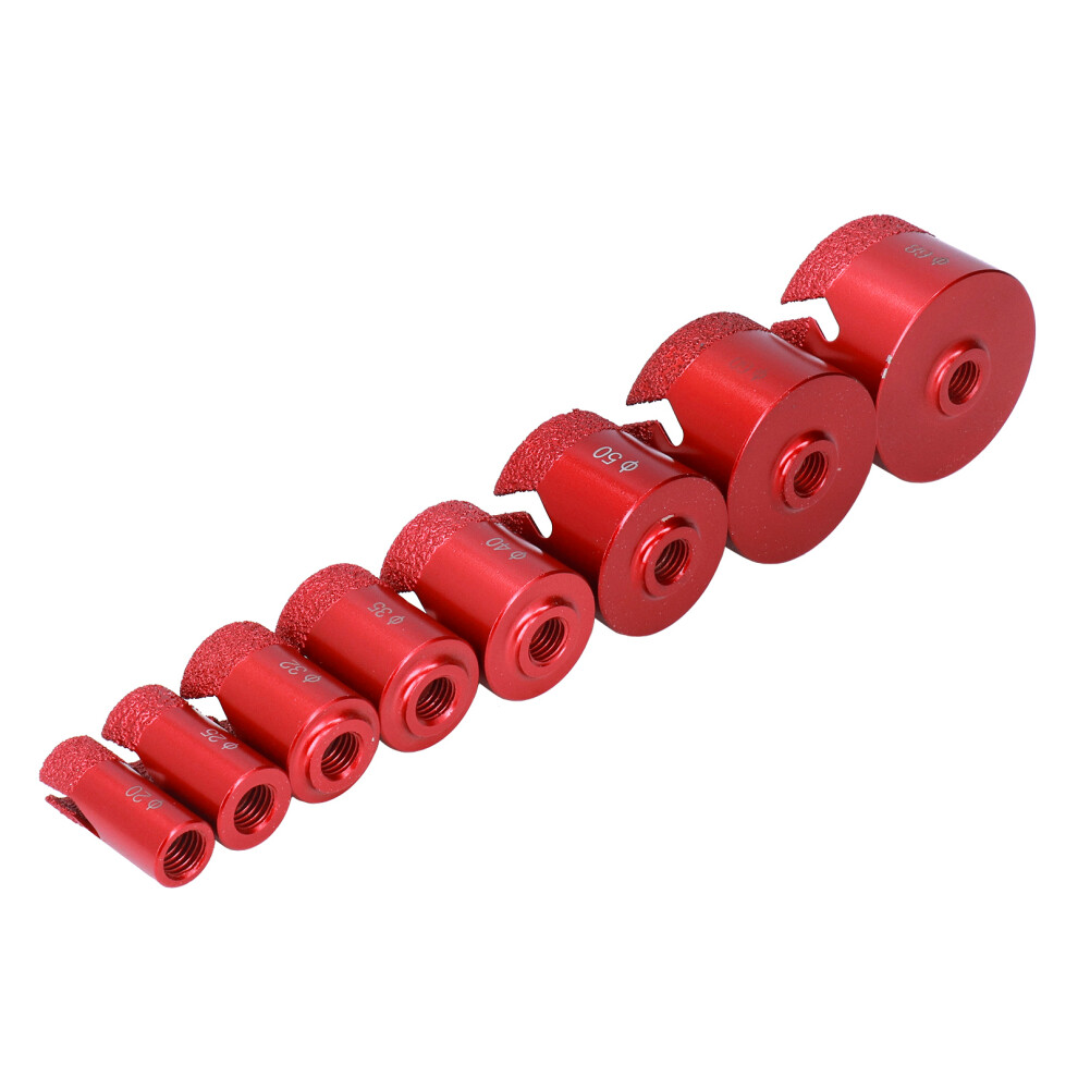 Marble & Glass Diamond Hole Saws 8Pcs M14 Drill Bit Set For Diy Australia 6931342142193