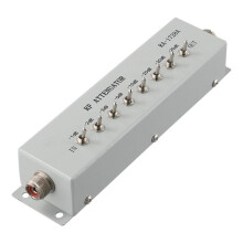 0-82DB Variable Step Attenuator 50 Ohm for Ham Radio Transmitter 0.25W Metal Tool Accessories