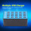 WLX-A5* 100 W hub USB a 20 porte con raffreddamento a 50 7