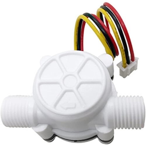 DC 5-18V Water Flow Sensor Flowmeter - 1/2" 3/4" 1" 2" Hall Effect Liquid Control Switch 2