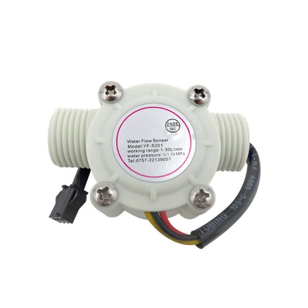 DC 5-18V Water Flow Sensor Flowmeter - 1/2" 3/4" 1" 2" Hall Effect Liquid Control Switch