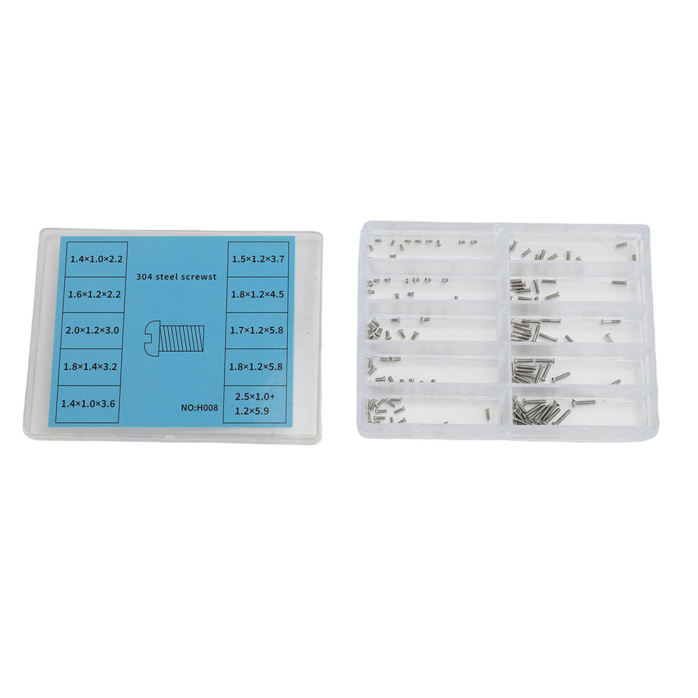 Mini Screw Kit Tiny Self Tapping H Shaped 9387669748926
