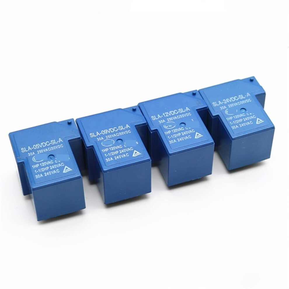 2Pcs Sla Power Relay 5V 12V 24V 48V 30A 5Pin Sla-05Vdc-Sl-A Sla-12Vdc-Sl-A Sla-24Vdc-Sl-A Sla-48Vdc-Sl-A 6276012492902