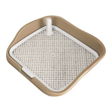 Dog Potty Tray with Raised Fences Removable Mesh