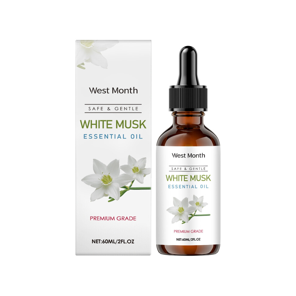White Musk Essential Oil - Hydrating & Moisturizing Body Care, Aromatherapy & Diffuser Use, 60Ml