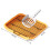 Dog Potty Tray Flat Plate Type Spill Proof Large 13