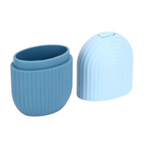 Face Icer Silikon, hellblau, 106 g, 115x62x42 mm 1