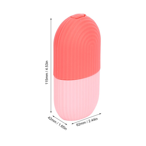 Face Icer 106g rosa Silikon-Eisform 115x62x42mm 2