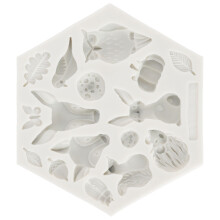 Molde de silicona para animales 952 gris, 146 g / 5,2 oz