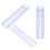Plastic Knitting Needle Gauge Ruler Inch cm Sewing 3
