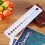 Plastic Knitting Needle Gauge Ruler Inch cm Sewing 9