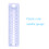 Plastic Knitting Needle Gauge Ruler Inch cm Sewing 1