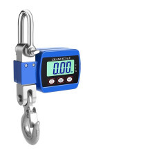 Digital Crane Scale 1100lb/500Kg Mini Handheld Electronic Hanging Scale with Hook for Fishing and Outdoor Use Blue