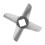 Cross shaped Professional Steel Kitchen Meat 4