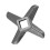 Cross shaped Professional Steel Kitchen Meat 5