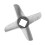 Cross shaped Professional Steel Kitchen Meat 14