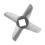 Cross shaped Professional Steel Kitchen Meat 3