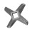 Cross shaped Professional Steel Kitchen Meat 7