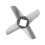 Cross shaped Professional Steel Kitchen Meat 12