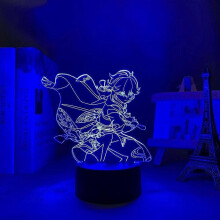 Spiel Led 3D Nachtlicht Freitag Kaedehara Kazuha lampe Tisch Lampe für Home Decor Decora