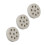 3 piezas molde de silicona color frambuesa gris flexible 1