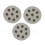 3 piezas molde de silicona color frambuesa gris flexible 14