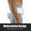 Faja de espuma para hernia, 34-55 pulgadas, unilateral, ajustable 9