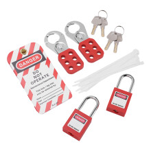Kit LOTO di Lockout Tagout: clip da 1 pollice, lucchetto da 64 mm