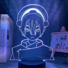 3D-Lampe Avatar: Der letzte Airbender Toph Beifong für Wohnkultur Geburtstagsgeschenk Led Nachtlicht Avatar R