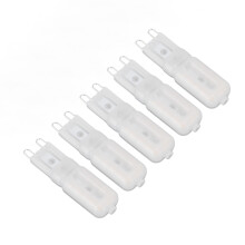 5 Stück G9 LED-Glühbirne Helligkeit Dimmbar Hoch Farbwiedergabe Weiße Ummantelung 22 LEDs Leuchtmittel für Landschaftsbeleuchtung AC 220V