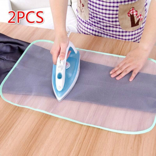 2 high-temperature ironing cloths - protection through insulation
