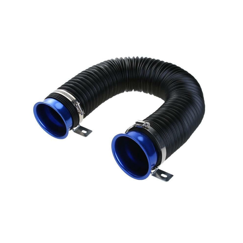 75mm Offroad Cold Air Intake Pipe Inlet Hose Flexible Extensible Blue Compatible with Most Car Models-image-OPC-PJNPC68-NEW