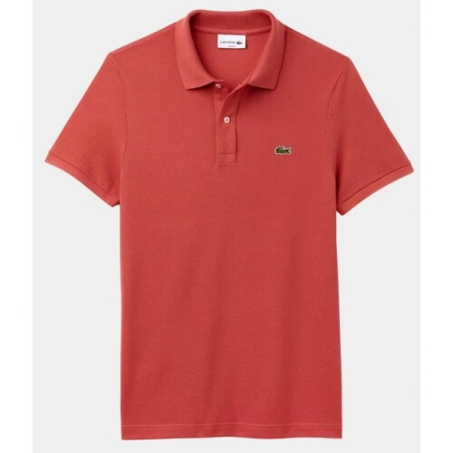Lacoste (Medium) Lacoste Polo Shirt Men's Salmon Short Sleeve Golf