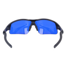 Ball Finder Sportbrille UV-Schutz, tragbare Fahrradbrille mit Brillenputztuch und Aufbewahrungstasche für Outdoorsportarten 9002F Schwarz