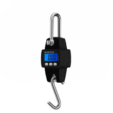 Portable Crane Scale Mini Digital 300kg/600lb Electronic Hook Hanging Scale for Luggage Farm Hunting Fishing Outdoor Black
