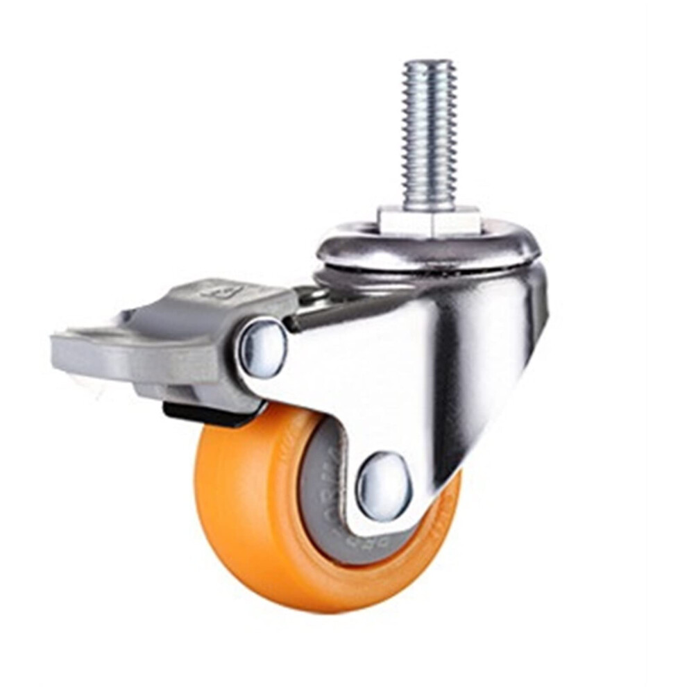4Pcs 50Mm Heavy Duty Swivel Caster Wheels For Trolleys And Furniture, 160Kg Load Capacity, Rubber Material 6947110182803