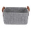 Folding felt storage basket Children's toy woven storage basket 5