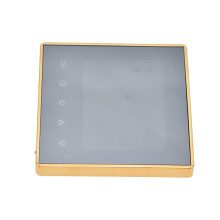 Smart Thermostat Mehrfunktions-Programmierbarer Thermostat für Klimaanlage Wasserheizung Fußbodenheizung AC220V Gold
