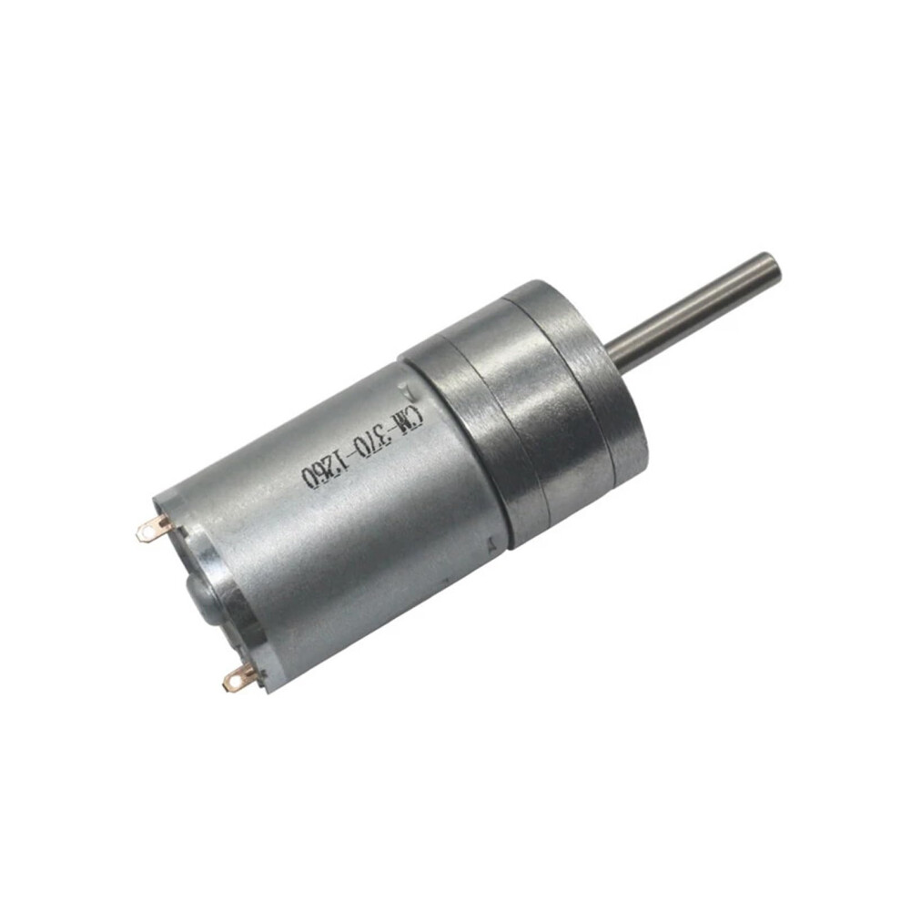 25Ga370 Dc Reduction Motor 12V Low Speed High Torque Long Shaft 25Mm Jga25-3700 1360 Rpm Forward Reverse Motor 6947110182964
