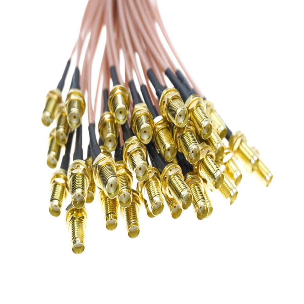 Rg316 Sma Male To Sma Male Plug Q9 Connector Crimp Coaxial Pigtail Extension Cable 15Cm 30Cm 50Cm 100Cm 5Pcs 10Pcs 6276012493701