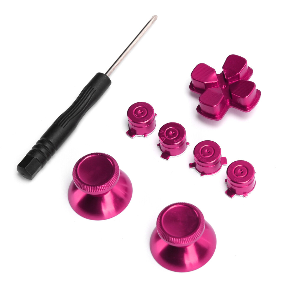 Metal Button Thumbstick Simulates Grip For Ps4 Red 9387669753036