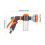8-Pattern Garden Hose Nozzle, 150ml, Zinc Alloy & Plastic 6