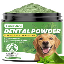 (150G) Dog & Cat Dental Powder with Natural Herbal Blend & Postbiotics - Plaque & Tartar Control, Freshens Breath, Digestive Health Support