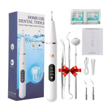 (2) Ultrasonic Tooth Cleaner Portable ForDental Scaler For Teeth Deep