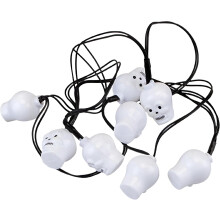 Halloween LED String Lights - Skulls